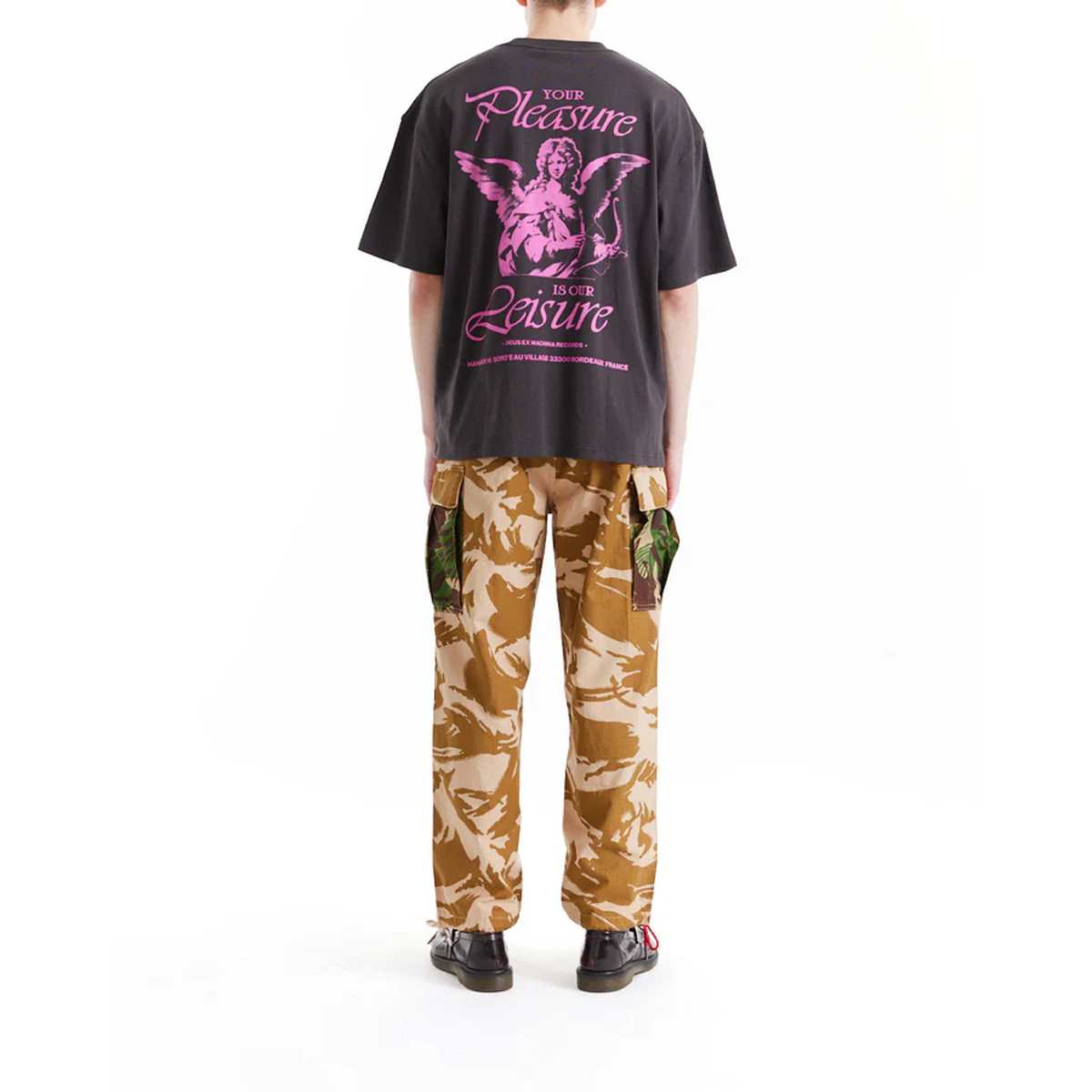 Deus Ex Machina T-Shirt Lady Libertine Anthracite - 4 Deus Ex Machina T-Shirt Lady Libertine Anthracite - 4