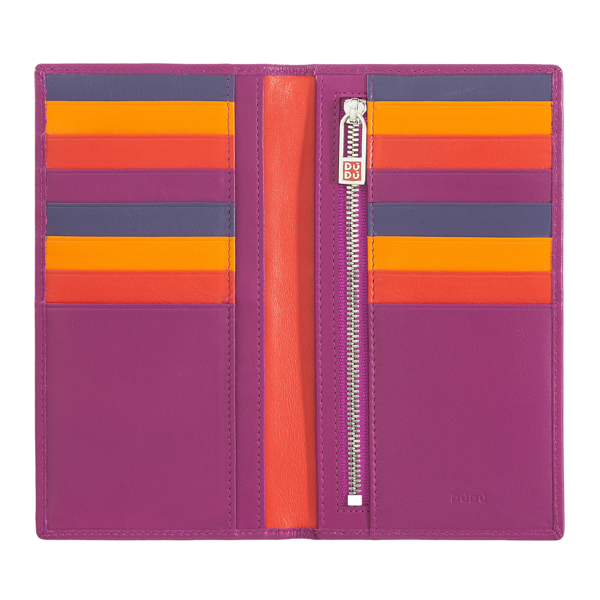 Dudubags Porta Carte Verticale RFID Colorful Vulcano Fucsia - 2 Dudubags Porta Carte Verticale RFID Colorful Vulcano Fucsia - 2