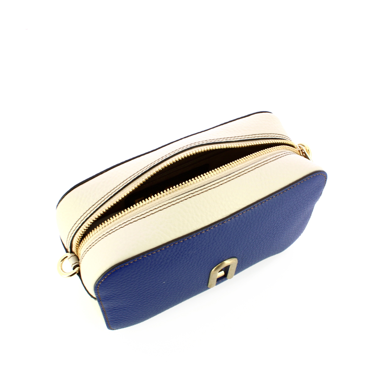 Furla Mini Borsa a bandoliera Primula Colorblock Pacific Perla Cognac - 4 Furla Mini Borsa a bandoliera Primula Colorblock Pacific Perla Cognac - 4