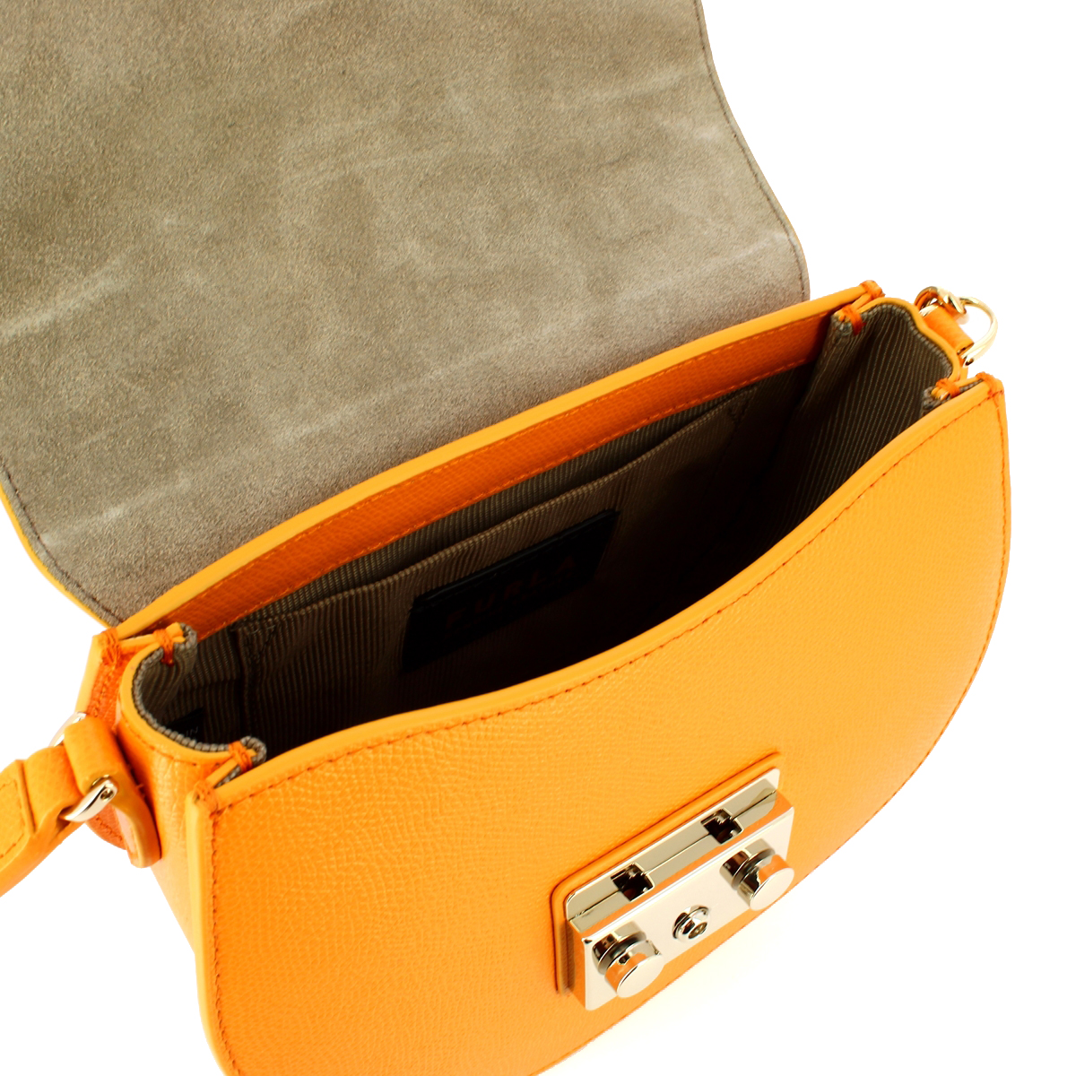 Furla Mini Borsa a bandoliera Metropolis Round Curcuma - 4 Furla Mini Borsa a bandoliera Metropolis Round Curcuma - 4