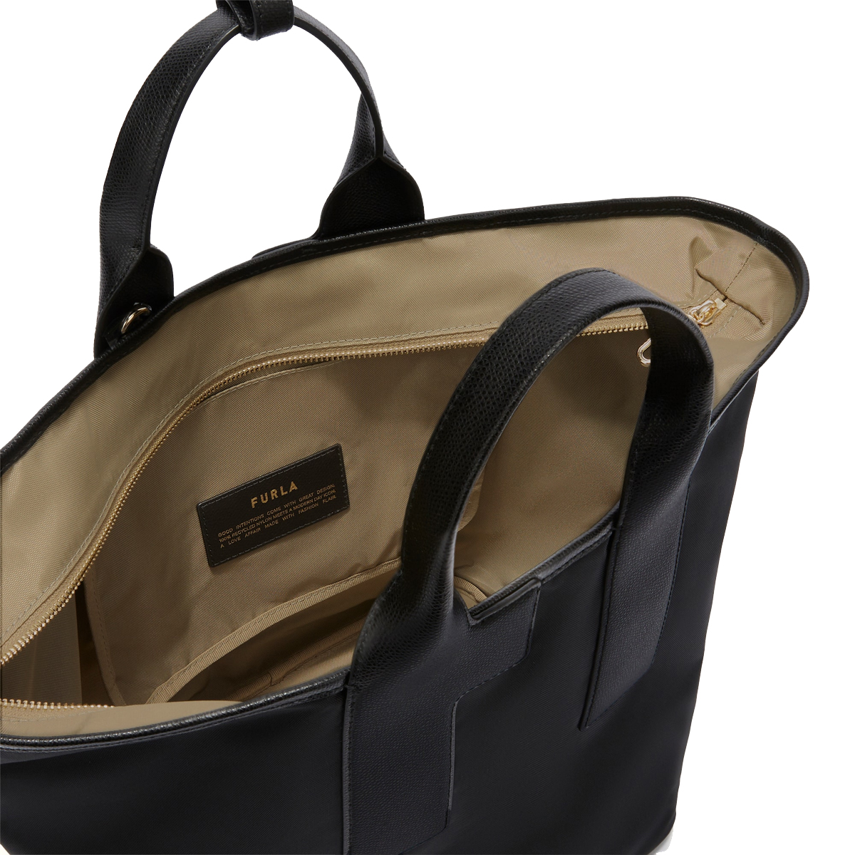 Furla Borsa a mano Piuma L Nero Vetiver - 5 Furla Borsa a mano Piuma L Nero Vetiver - 5