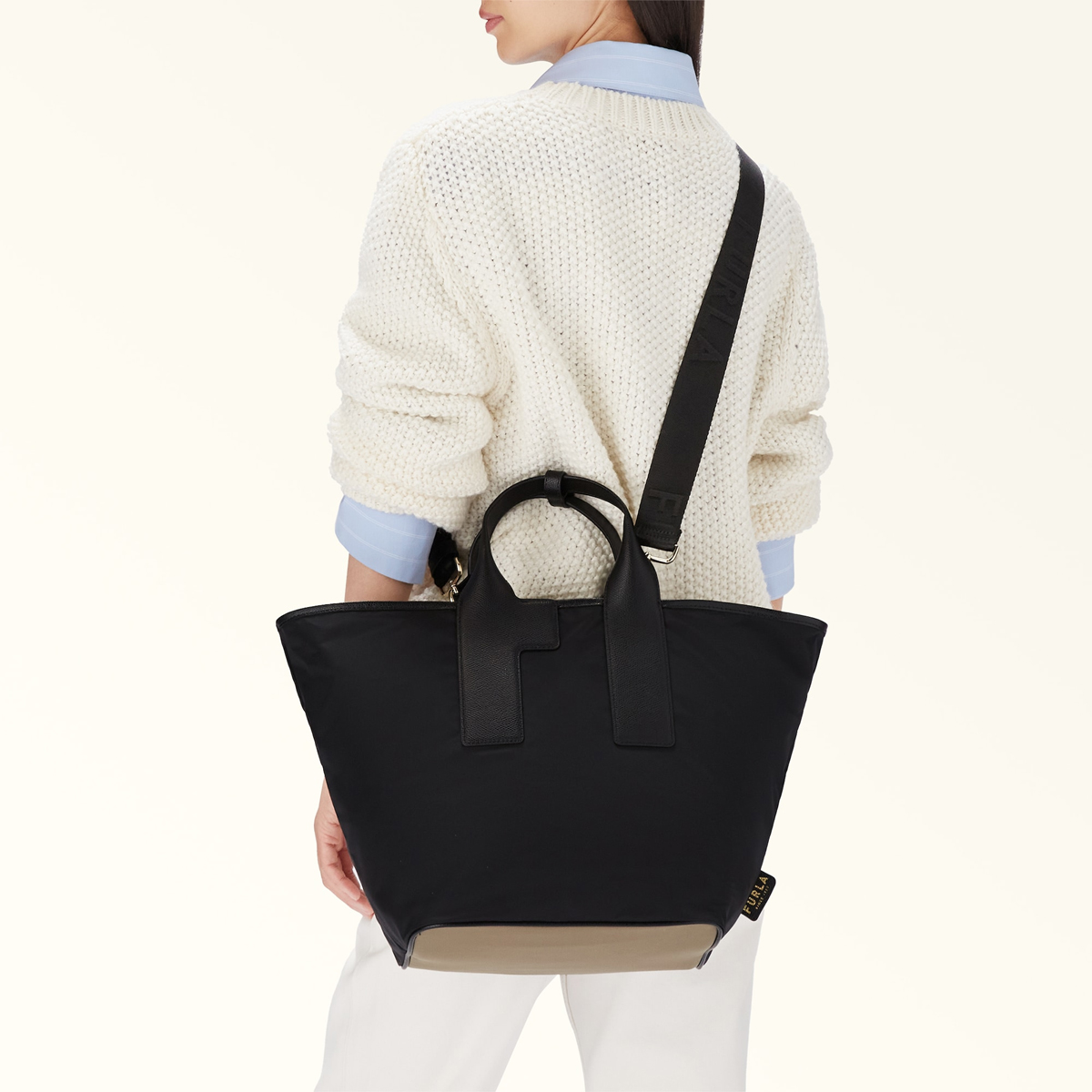 Furla Borsa a mano Piuma L Nero Vetiver - 6 Furla Borsa a mano Piuma L Nero Vetiver - 6