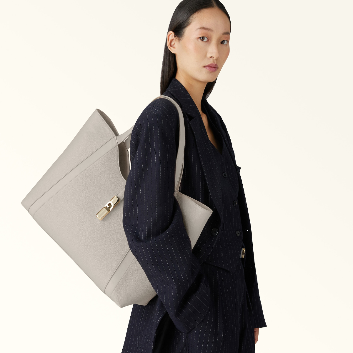 Furla Borsa a spalla Goccia XL Vaniglia - 2 Furla Borsa a spalla Goccia XL Vaniglia - 2