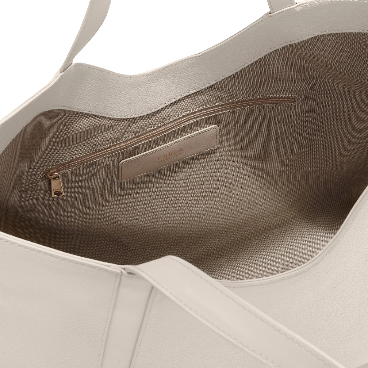 Furla Borsa a spalla Goccia XL Vaniglia - 4 Furla Borsa a spalla Goccia XL Vaniglia - 4