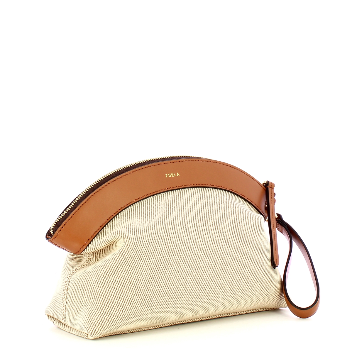 Furla Pochette Erica Natural Brandy - 2 Furla Pochette Erica Natural Brandy - 2