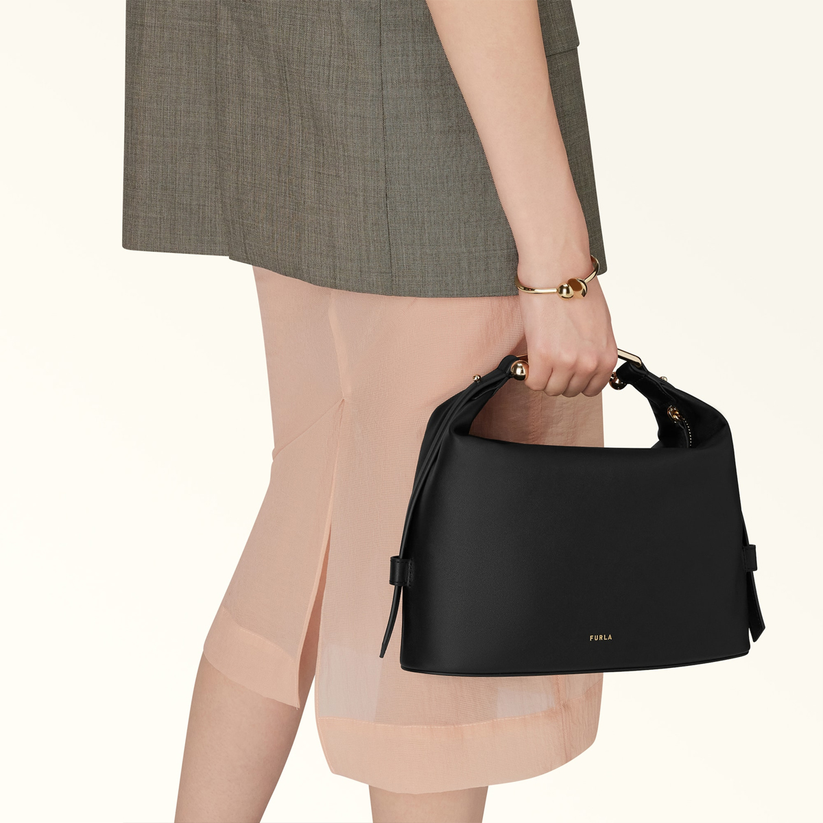 Furla Borsa a spalla Nuvola M Nero - 7 Furla Borsa a spalla Nuvola M Nero - 7