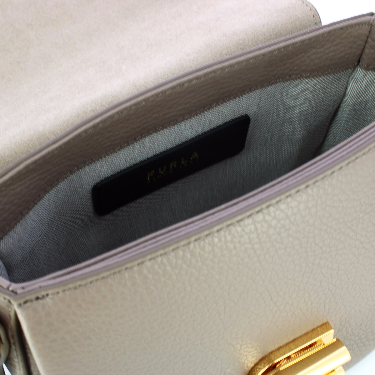 Furla Mini Borsa a bandoliera Lotus Stucco Gray Toni Stucco Gray - 4 Furla Mini Borsa a bandoliera Lotus Stucco Gray Toni Stucco Gray - 4