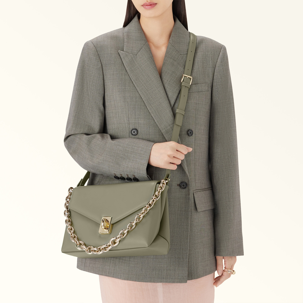Furla Tracolla Meridiana M Agave B - 6 Furla Tracolla Meridiana M Agave B - 6