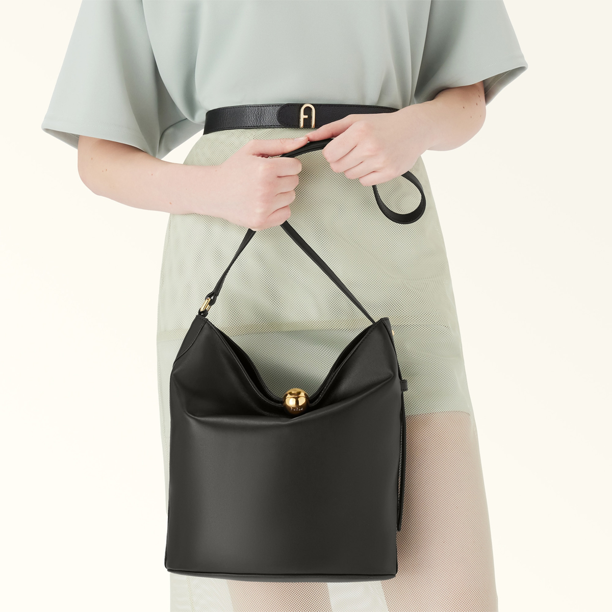 Furla Secchiello Sfera Soft Nero - 6 Furla Secchiello Sfera Soft Nero - 6