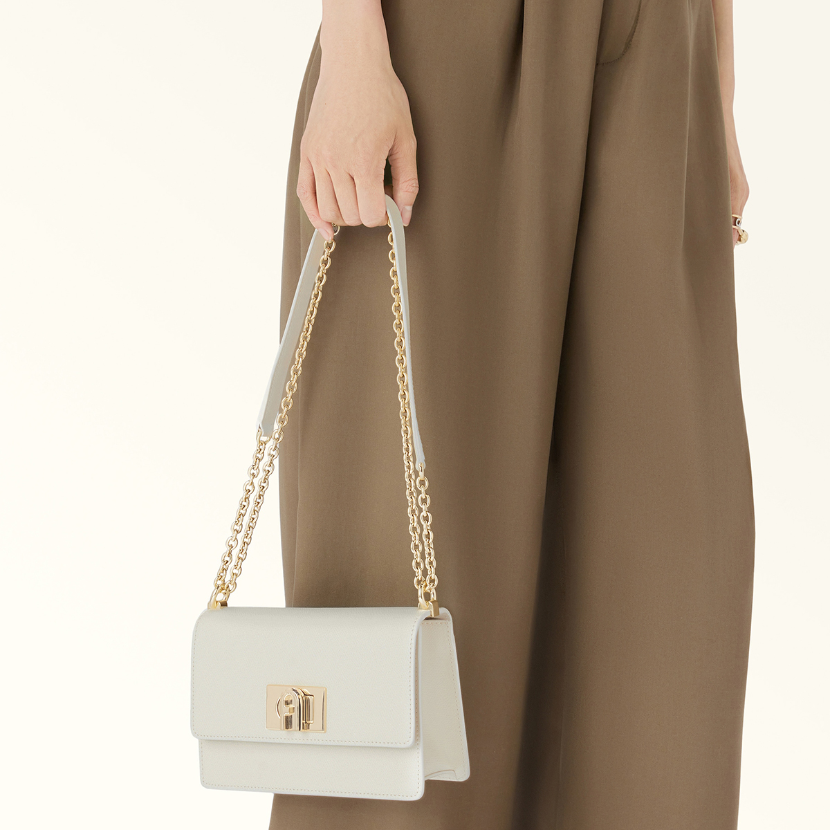 Furla Mini Borsa a bandoliera 1927 Panna - 7 Furla Mini Borsa a bandoliera 1927 Panna - 7
