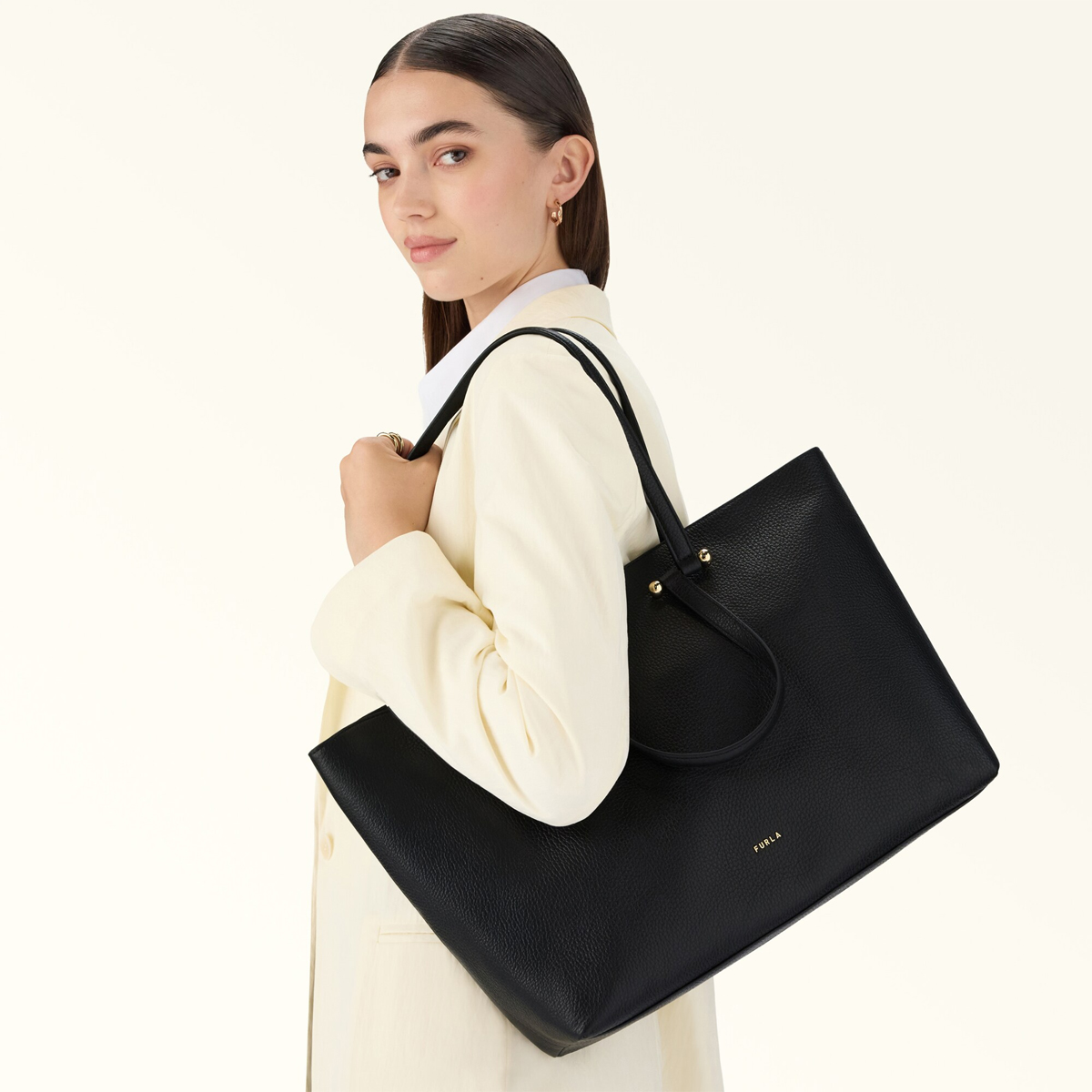 Furla Borsa a spalla Duetto L Nero - 5 Furla Borsa a spalla Duetto L Nero - 5