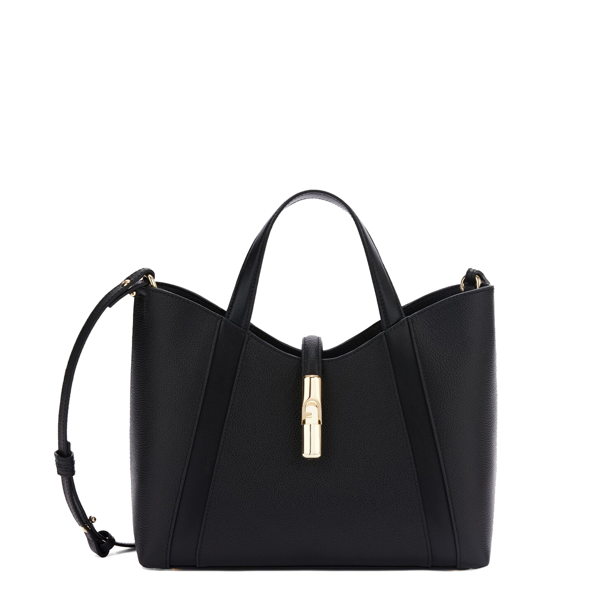 Furla Borsa a mano Goccia S Nero - 1 Furla Borsa a mano Goccia S Nero - 1