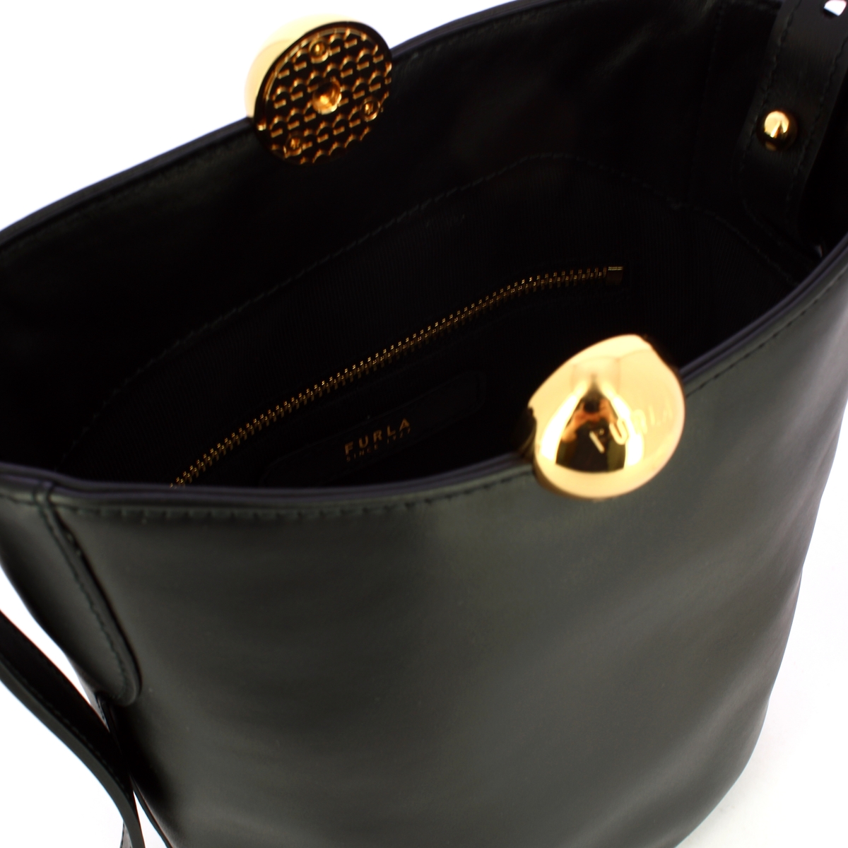 Furla Secchiello Mini Sfera Soft Nero - 4 Furla Secchiello Mini Sfera Soft Nero - 4