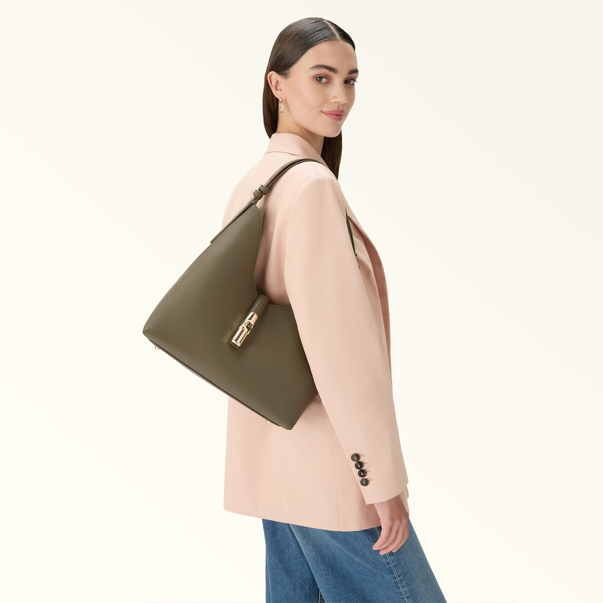 Furla Borsa a spalla Goccia M Sage - 6