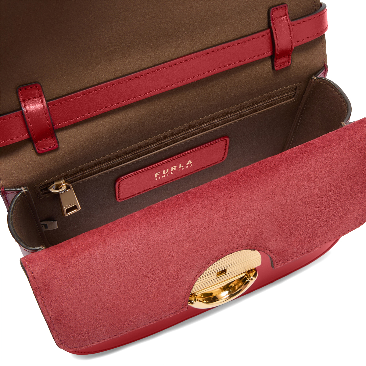 Furla Mini Borsa a bandoliera Sfera Round Lacca - 5 Furla Mini Borsa a bandoliera Sfera Round Lacca - 5