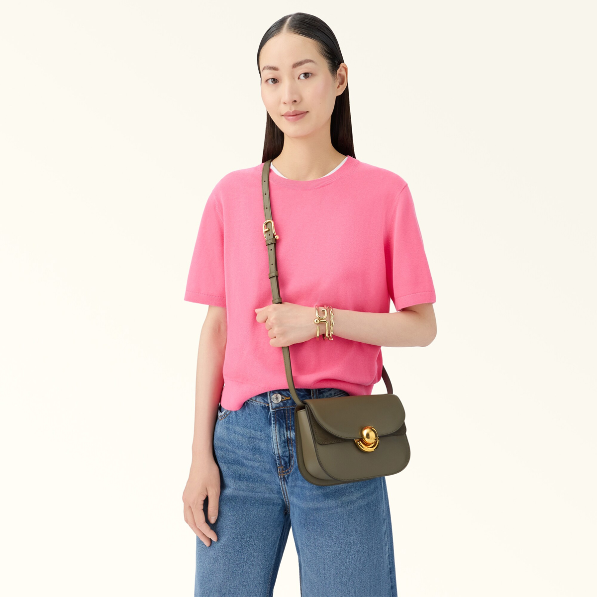 Furla Mini Borsa a bandoliera Sfera Round Sage - 6 Furla Mini Borsa a bandoliera Sfera Round Sage - 6