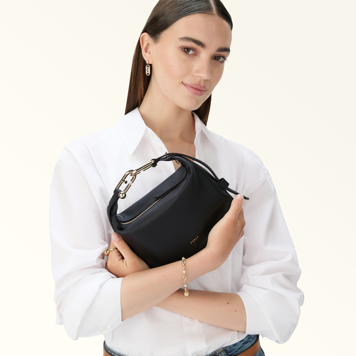 Furla Mini Borsa a mano Nuvola Nero - 5