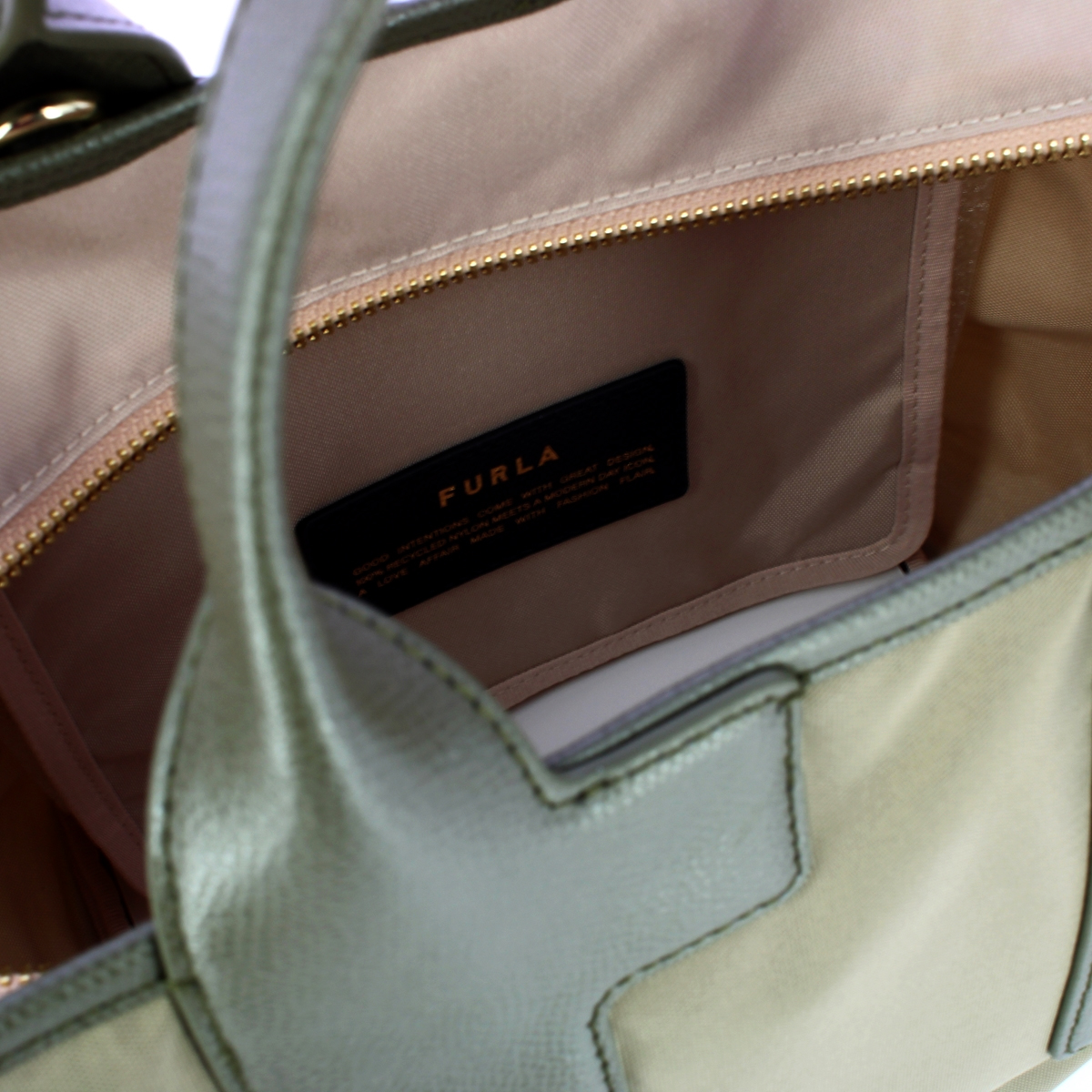 Furla Borsa a mano Piuma L Vetiver Ballerina Sage - 5 Furla Borsa a mano Piuma L Vetiver Ballerina Sage - 5