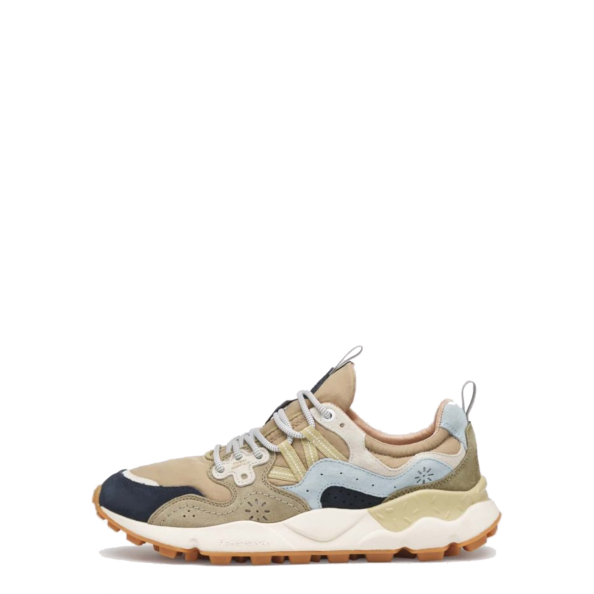 Flower Mountain Sneakers Uomo Yamano 3 Black Brown Army Green - 1 Flower Mountain Sneakers Uomo Yamano 3 Black Brown Army Green - 1