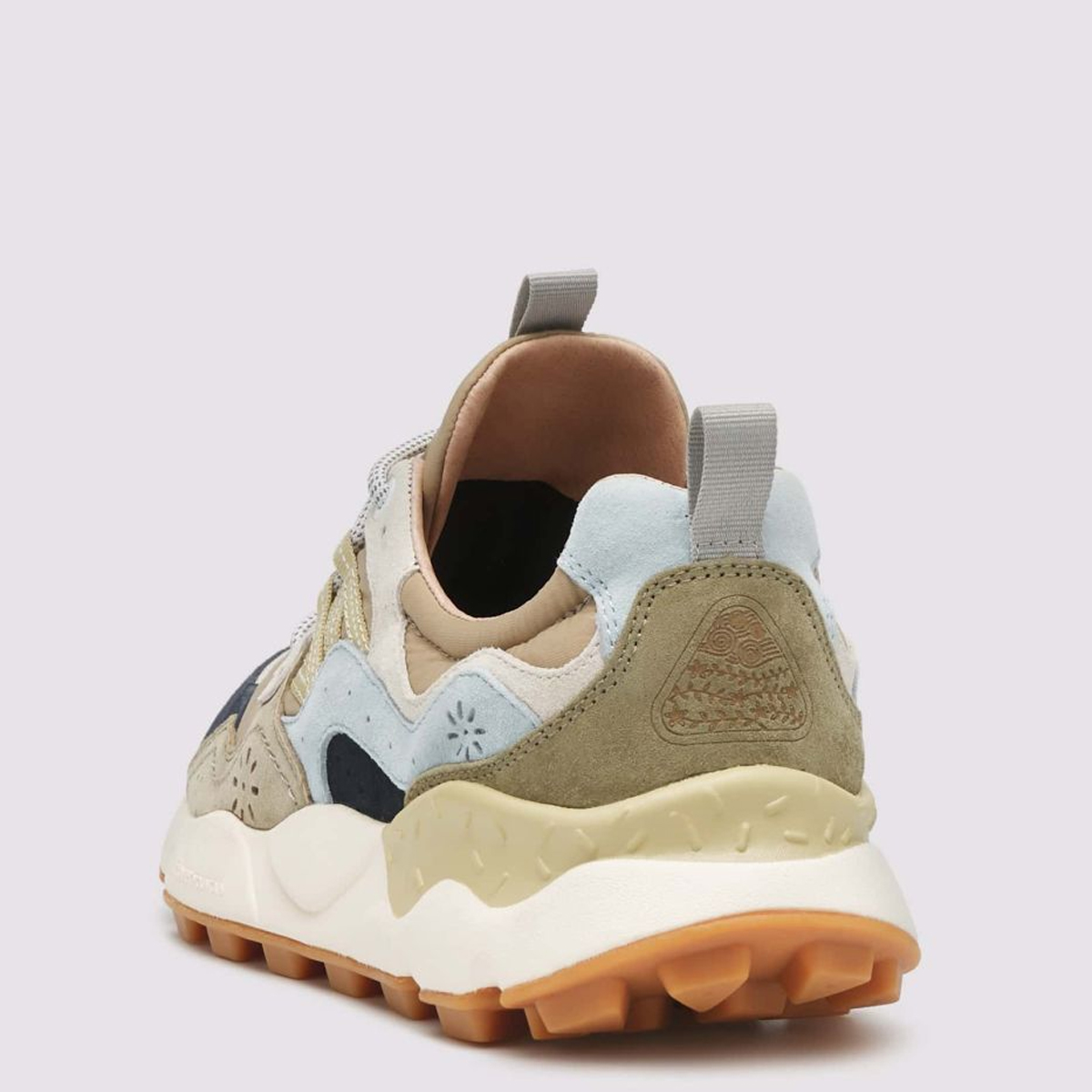 Flower Mountain Sneakers Uomo Yamano 3 Black Brown Army Green - 5 Flower Mountain Sneakers Uomo Yamano 3 Black Brown Army Green - 5