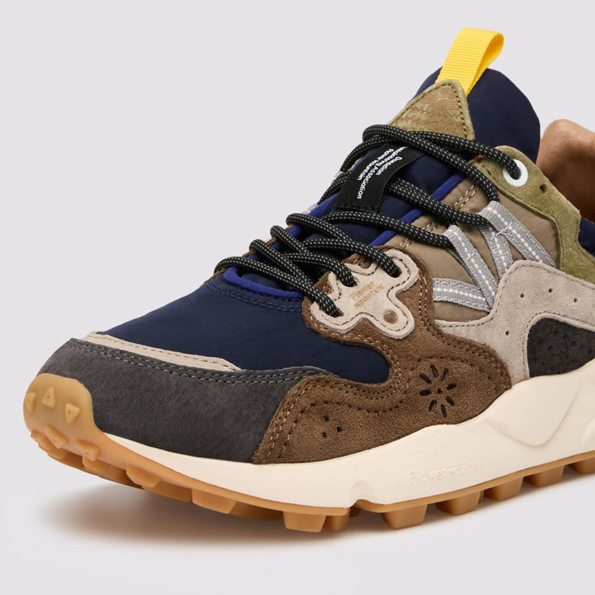 Flower Mountain Sneakers Uomo Yamano 3 Grey Blue - 4 Flower Mountain Sneakers Uomo Yamano 3 Grey Blue - 4