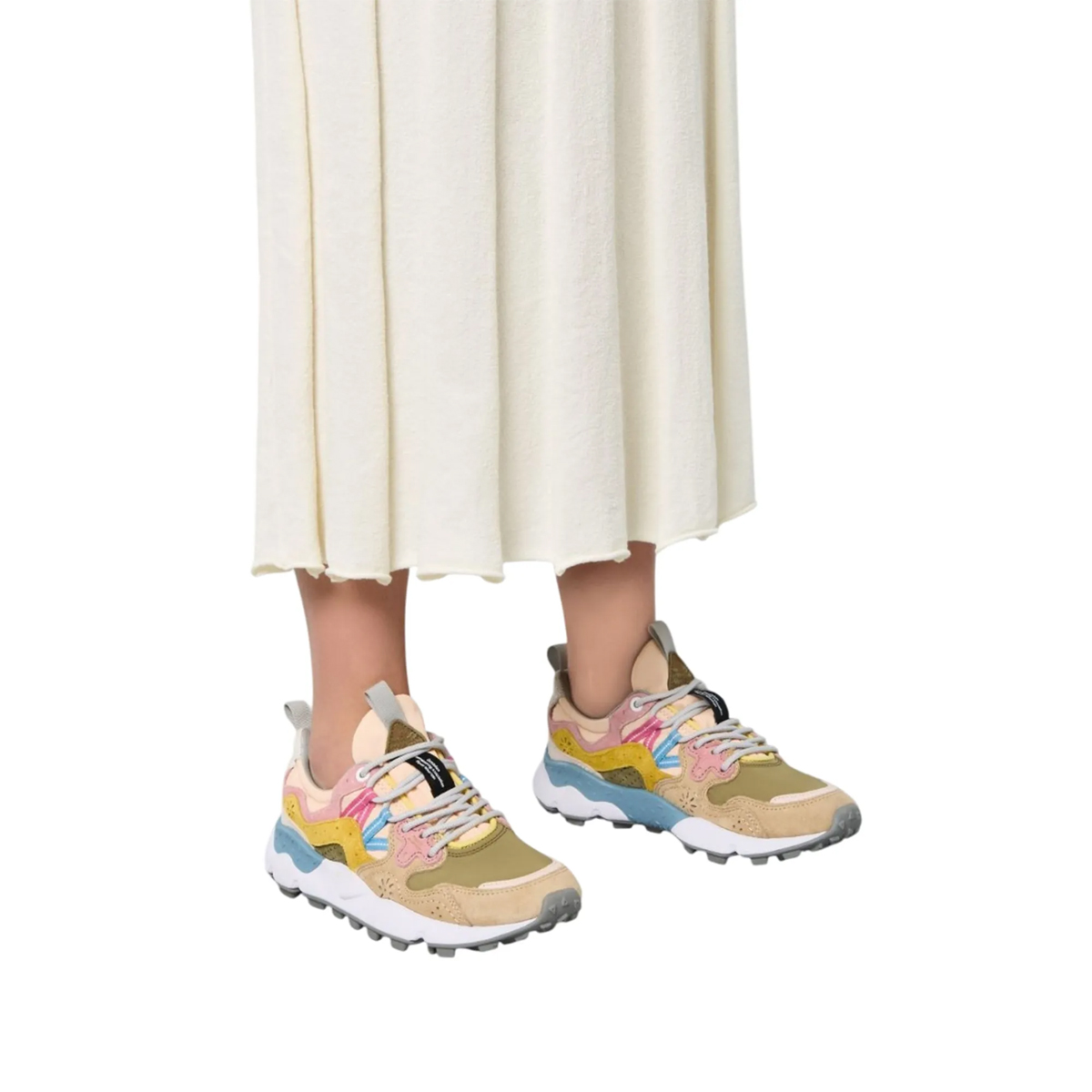 Flower Mountain Sneakers Donna Yamano 3 Dark Rose Chestnut - 2 Flower Mountain Sneakers Donna Yamano 3 Dark Rose Chestnut - 2