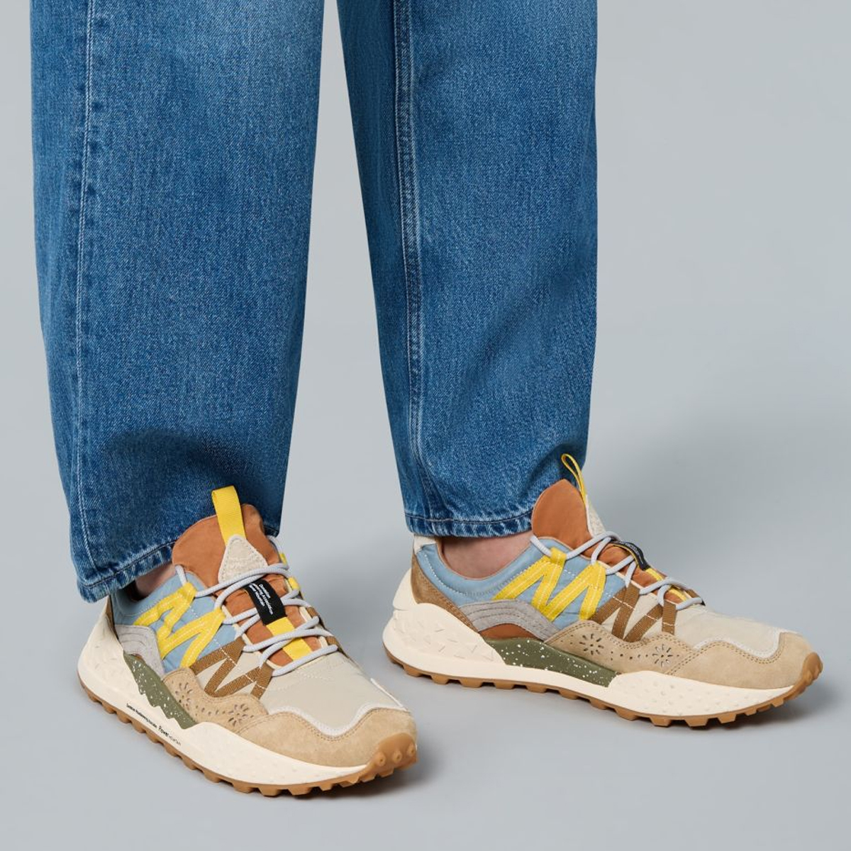 Flower Mountain Sneakers Uomo Washi Sand Grey - 2 Flower Mountain Sneakers Uomo Washi Sand Grey - 2