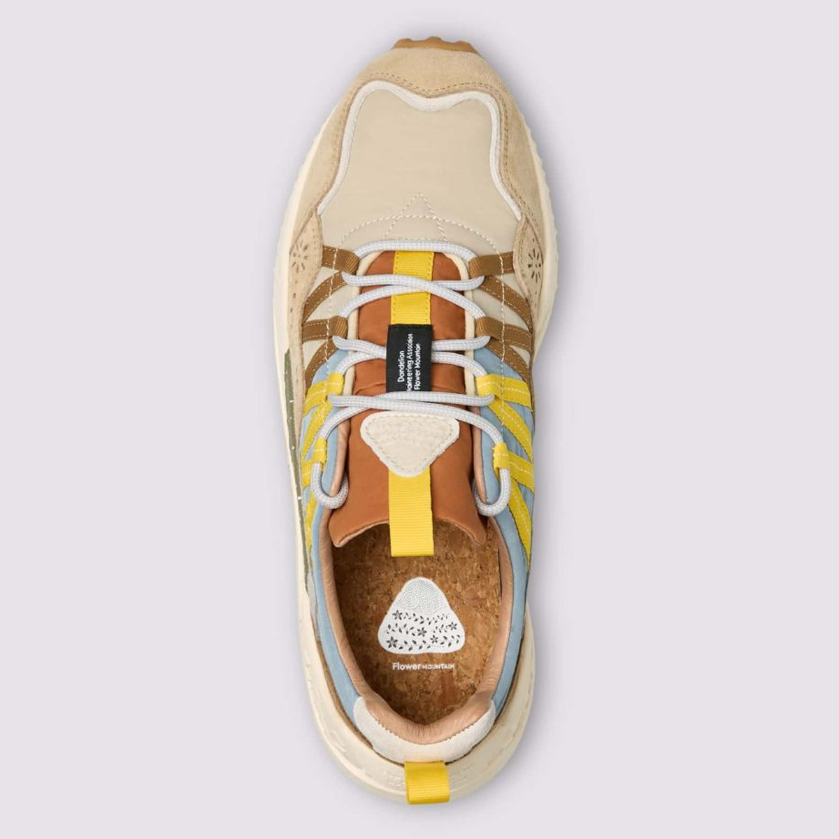 Flower Mountain Sneakers Uomo Washi Sand Grey - 3 Flower Mountain Sneakers Uomo Washi Sand Grey - 3