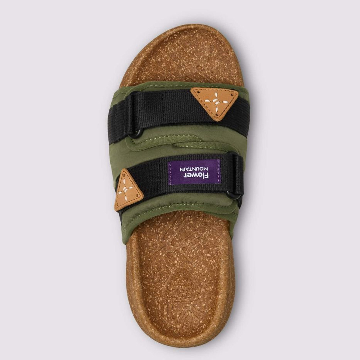 Flower Mountain Slippers Niwa Kaki Black - 3 Flower Mountain Slippers Niwa Kaki Black - 3