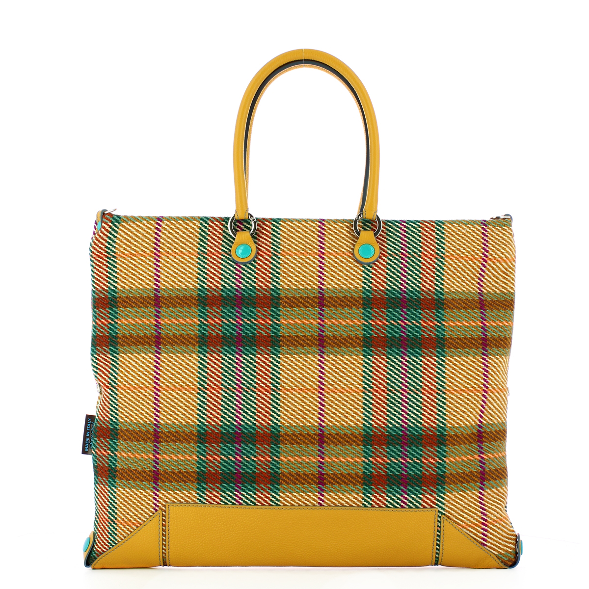 Gabs Borsa Aretha L Tessuto Ruga Scozzese Fuxia - 3 Gabs Borsa Aretha L Tessuto Ruga Scozzese Fuxia - 3