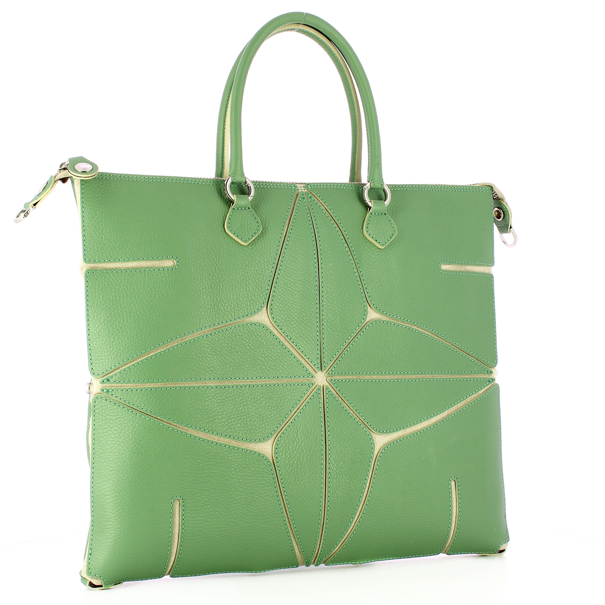 Gabs Borsa a mano Sterlizia Plus L Flower Shiny Tea Verde - 2 Gabs Borsa a mano Sterlizia Plus L Flower Shiny Tea Verde - 2