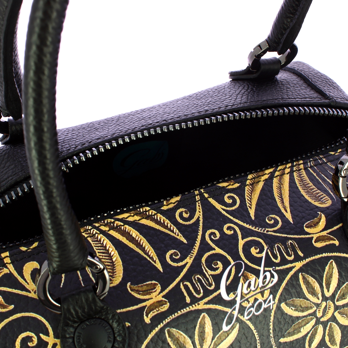 Gabs Borsa G3 Plus M Trip Pelle Bull Black Versailles - 5