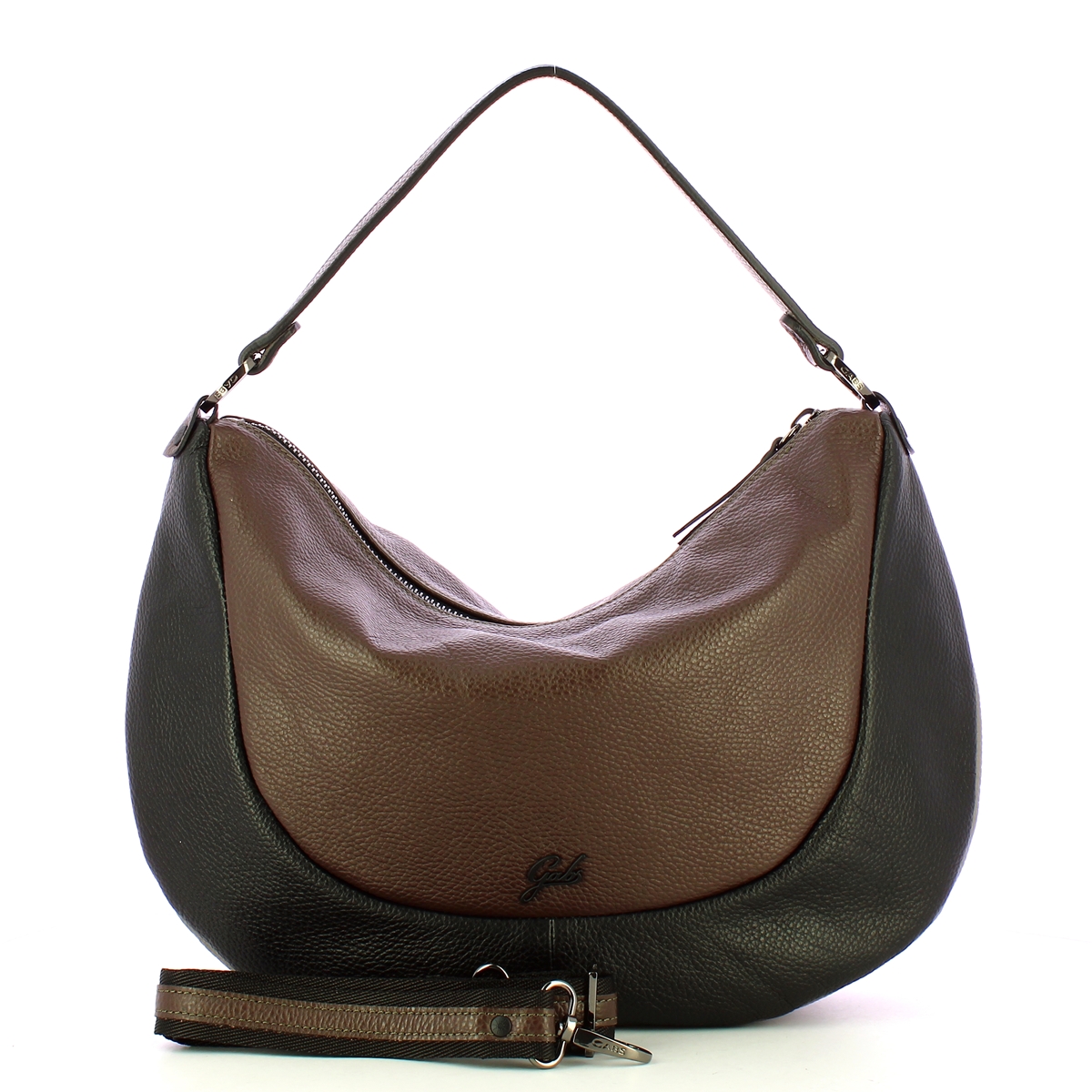 Gabs Borsa a spalla Marty L Multi Bull Black Quercia Nero Zinco - 4