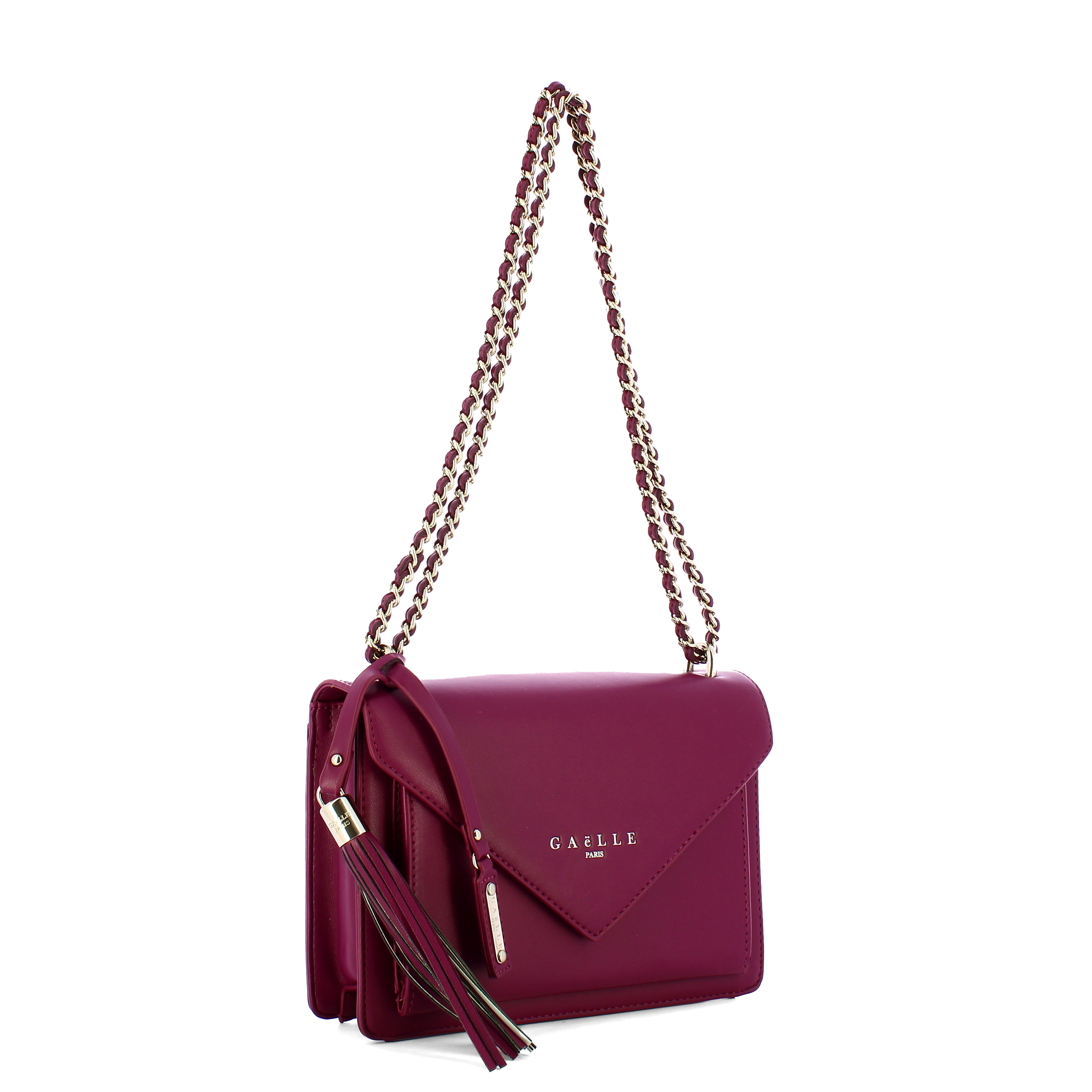 Gaëlle Borsa a spalla con nappina Viola - 2 Gaëlle Borsa a spalla con nappina Viola - 2