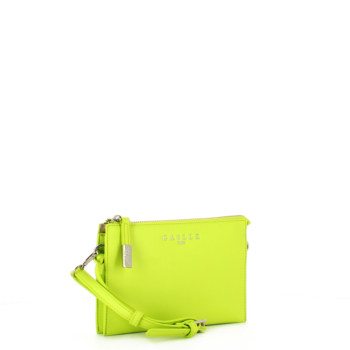 Gaëlle Pochette in similpelle liscia Verde Cedro - 2 Gaëlle Pochette in similpelle liscia Verde Cedro - 2