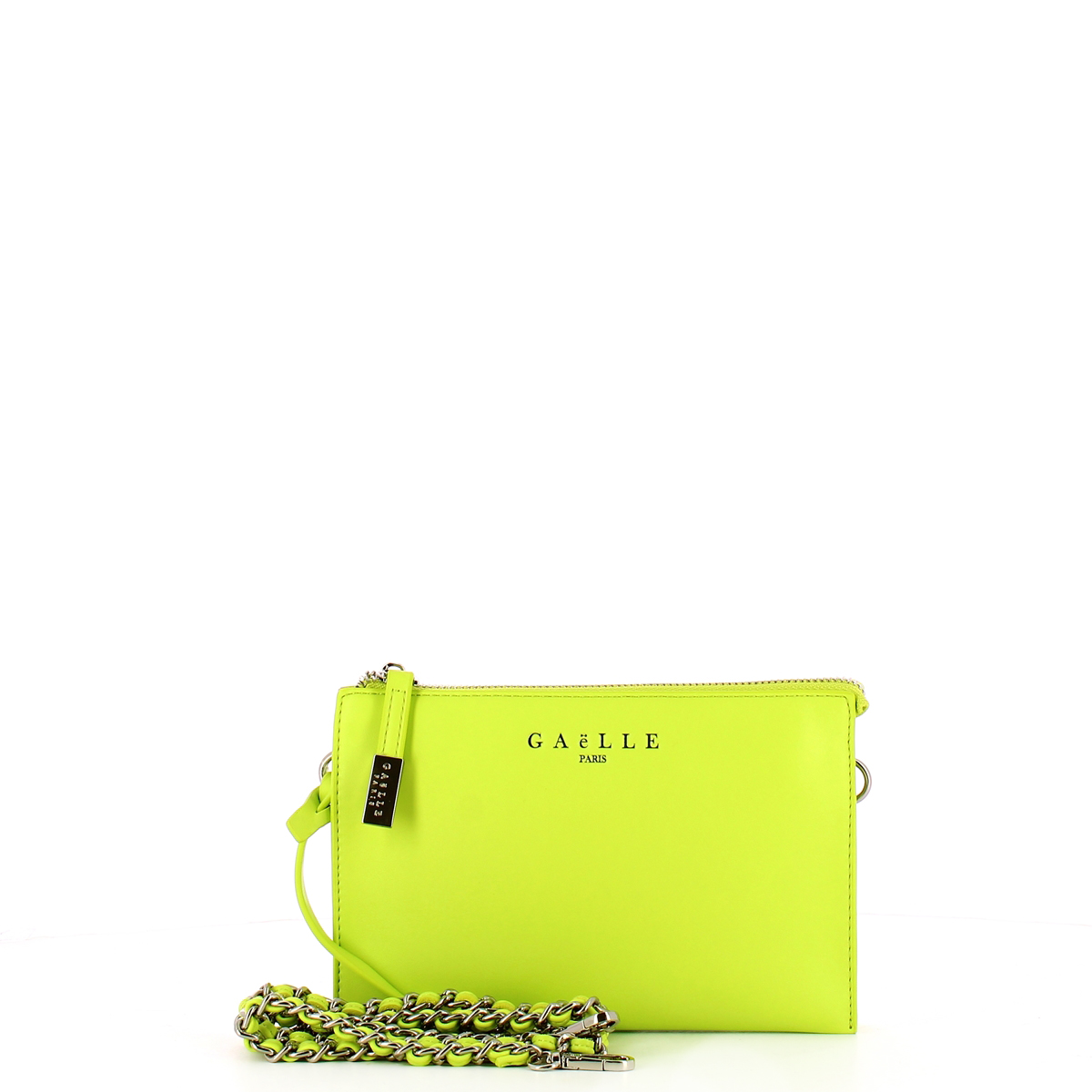 Gaëlle Pochette in similpelle liscia Verde Cedro - 4 Gaëlle Pochette in similpelle liscia Verde Cedro - 4