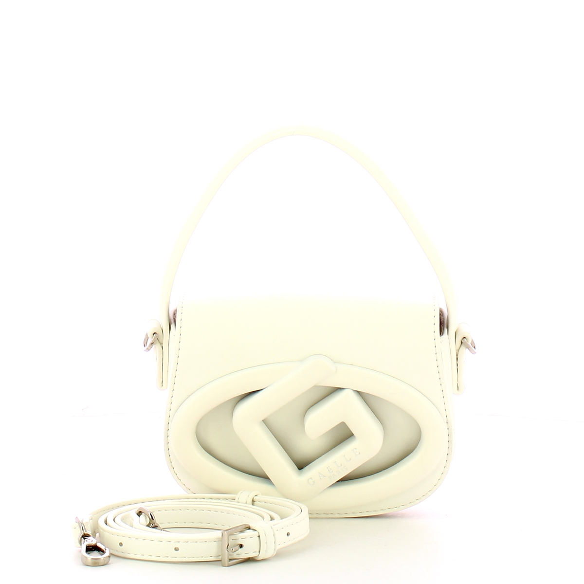 Gaëlle Borsetta a mano Mini Maxi G Bianco - 4 Gaëlle Borsetta a mano Mini Maxi G Bianco - 4