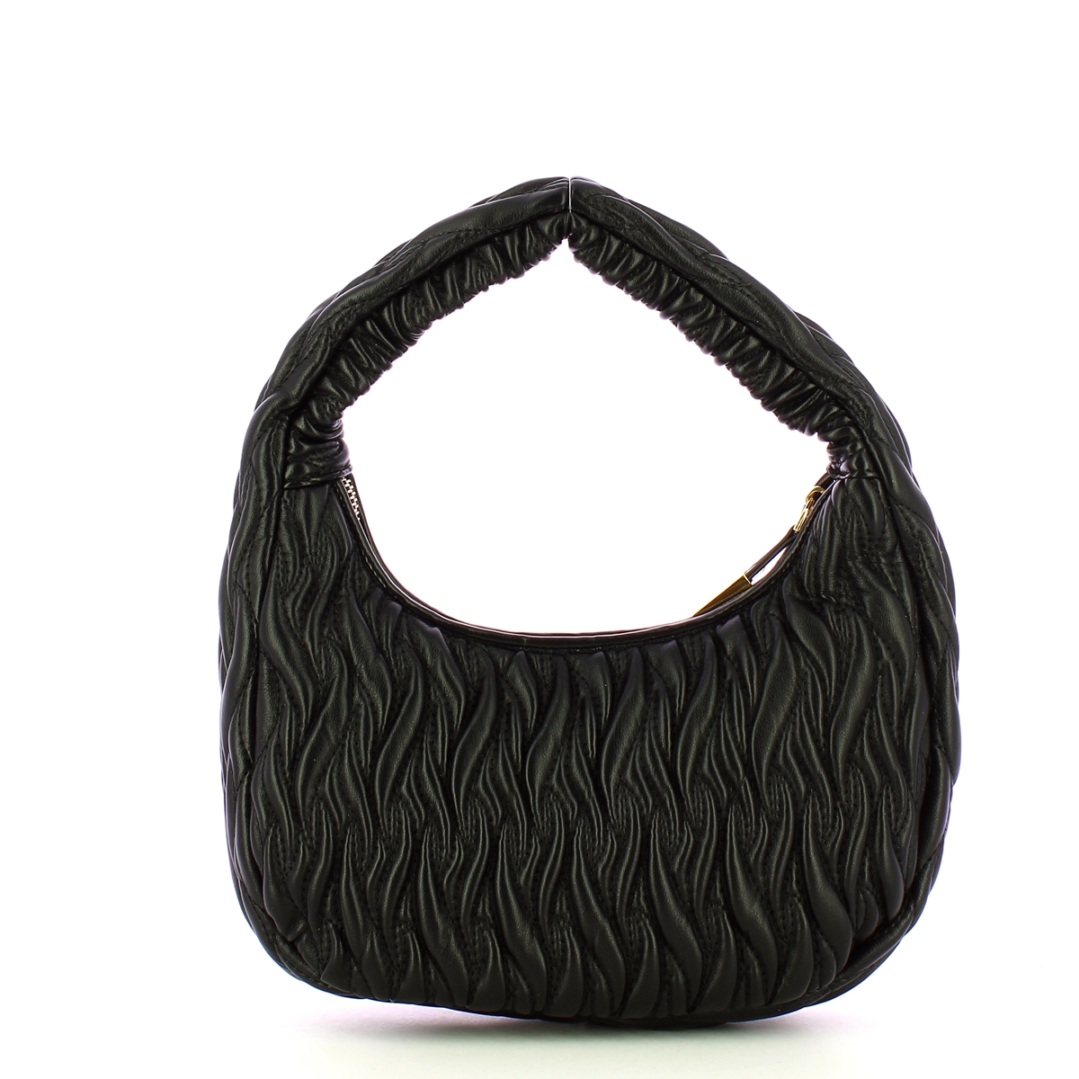 Gaëlle Maxi Hobo Plissé Nero - 3 Gaëlle Maxi Hobo Plissé Nero - 3