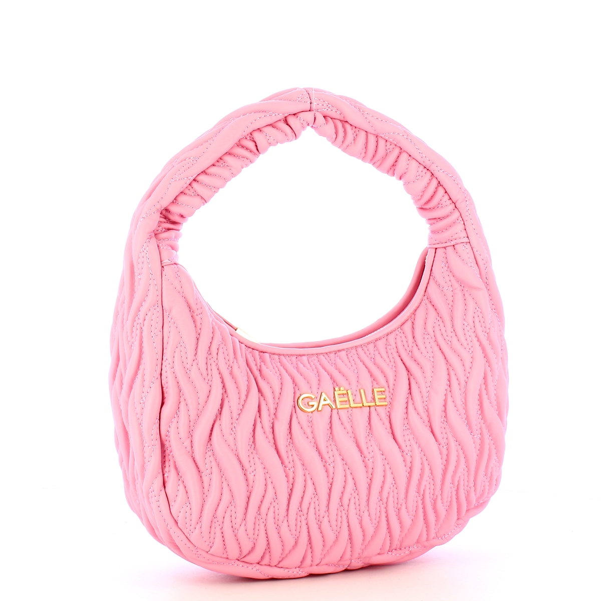 Gaëlle Maxi Hobo Plissé Rosa - 2 Gaëlle Maxi Hobo Plissé Rosa - 2