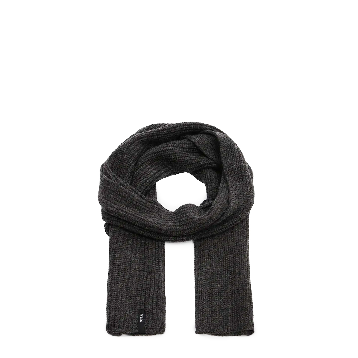 Guess Sciarpa Knit Dark Grey Melange - 1 Guess Sciarpa Knit Dark Grey Melange - 1