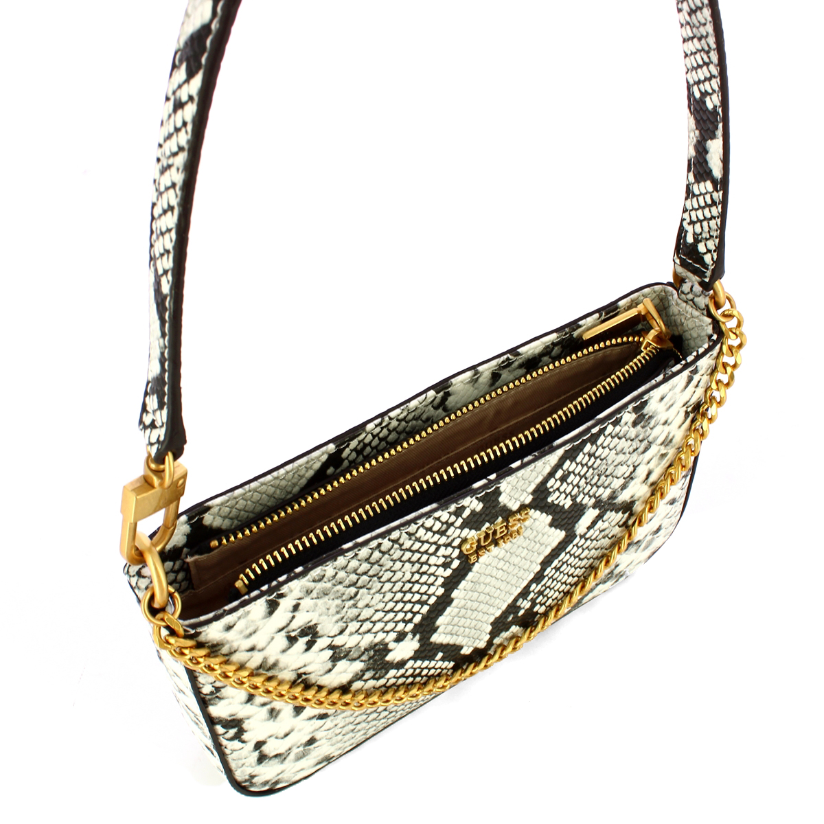 Guess Sottospalla Katey Mini Pitone Natural - 4 Guess Sottospalla Katey Mini Pitone Natural - 4