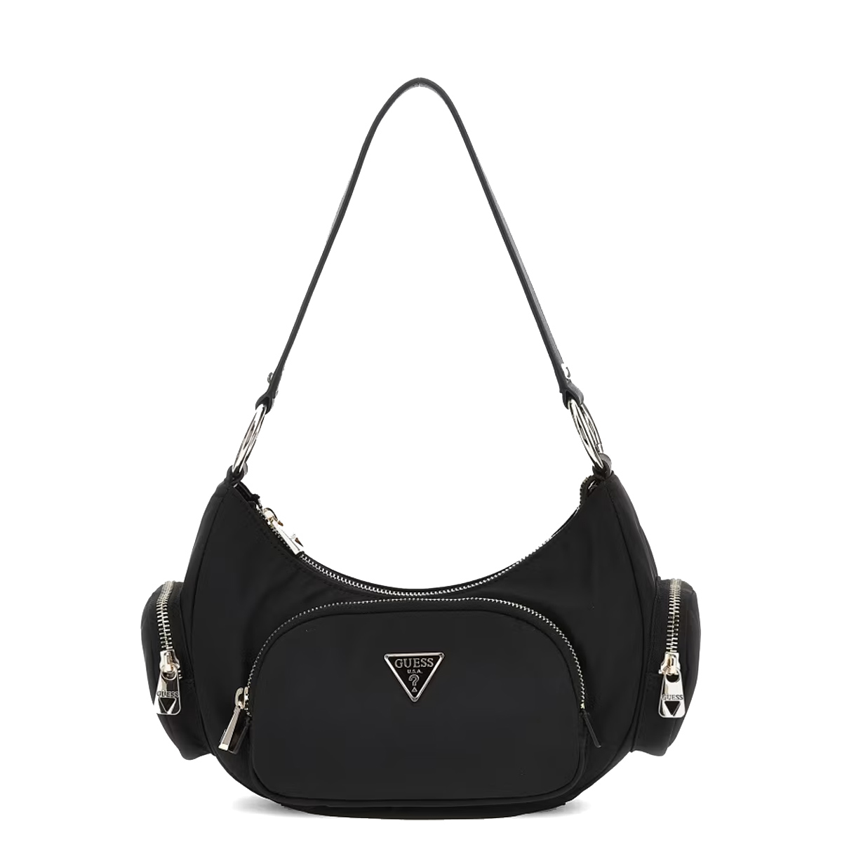 Guess Borsa a spalla Eco Gemma Black - 1 Guess Borsa a spalla Eco Gemma Black - 1