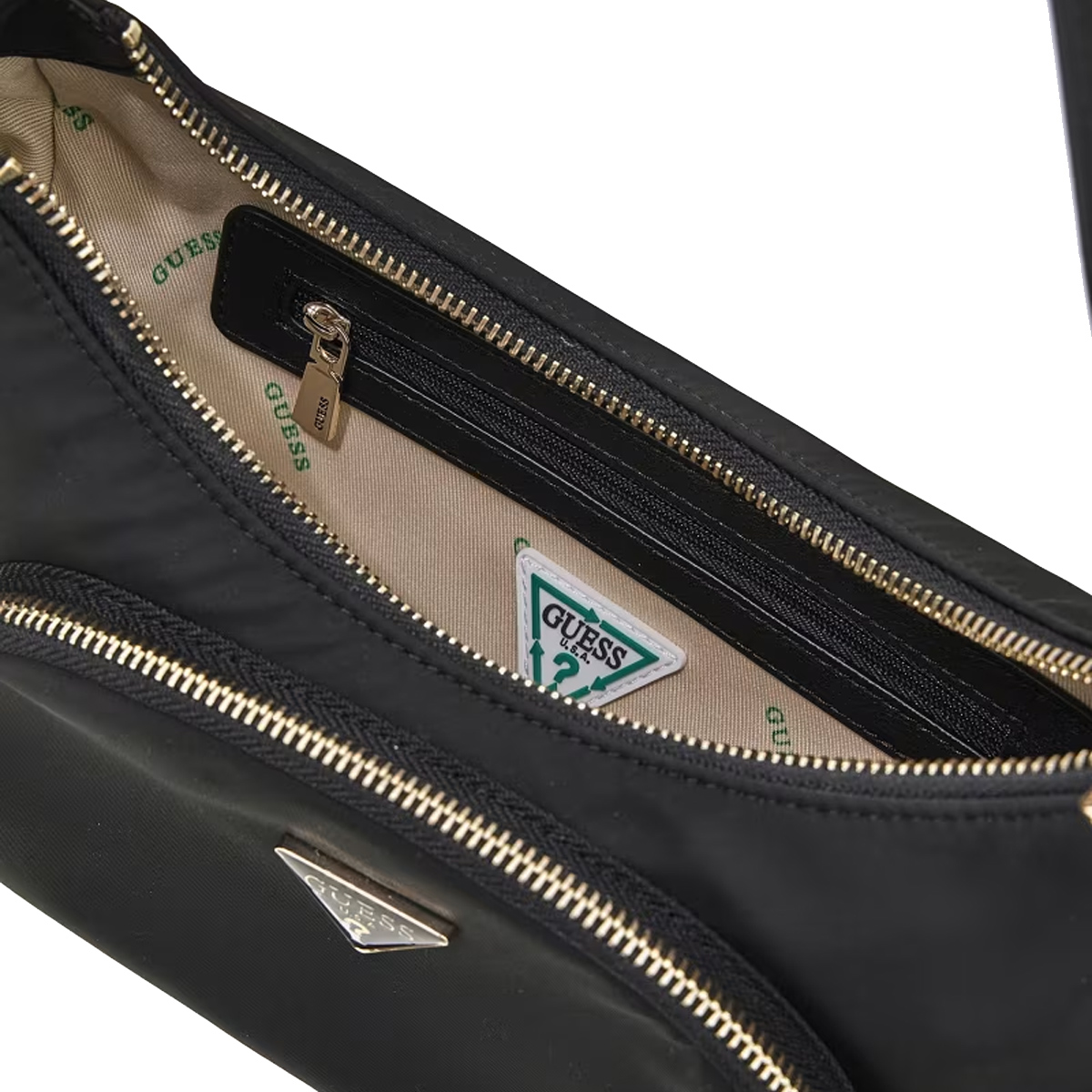 Guess Borsa a spalla Eco Gemma Black - 3 Guess Borsa a spalla Eco Gemma Black - 3