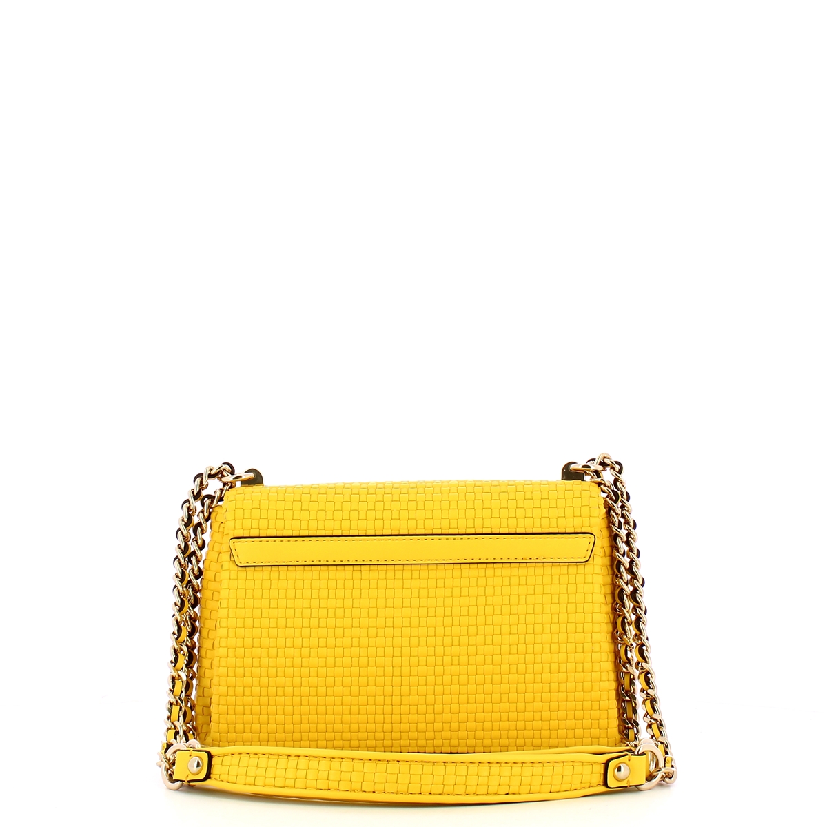 Guess Borsa a spalla intrecciata Etel Yellow - 3