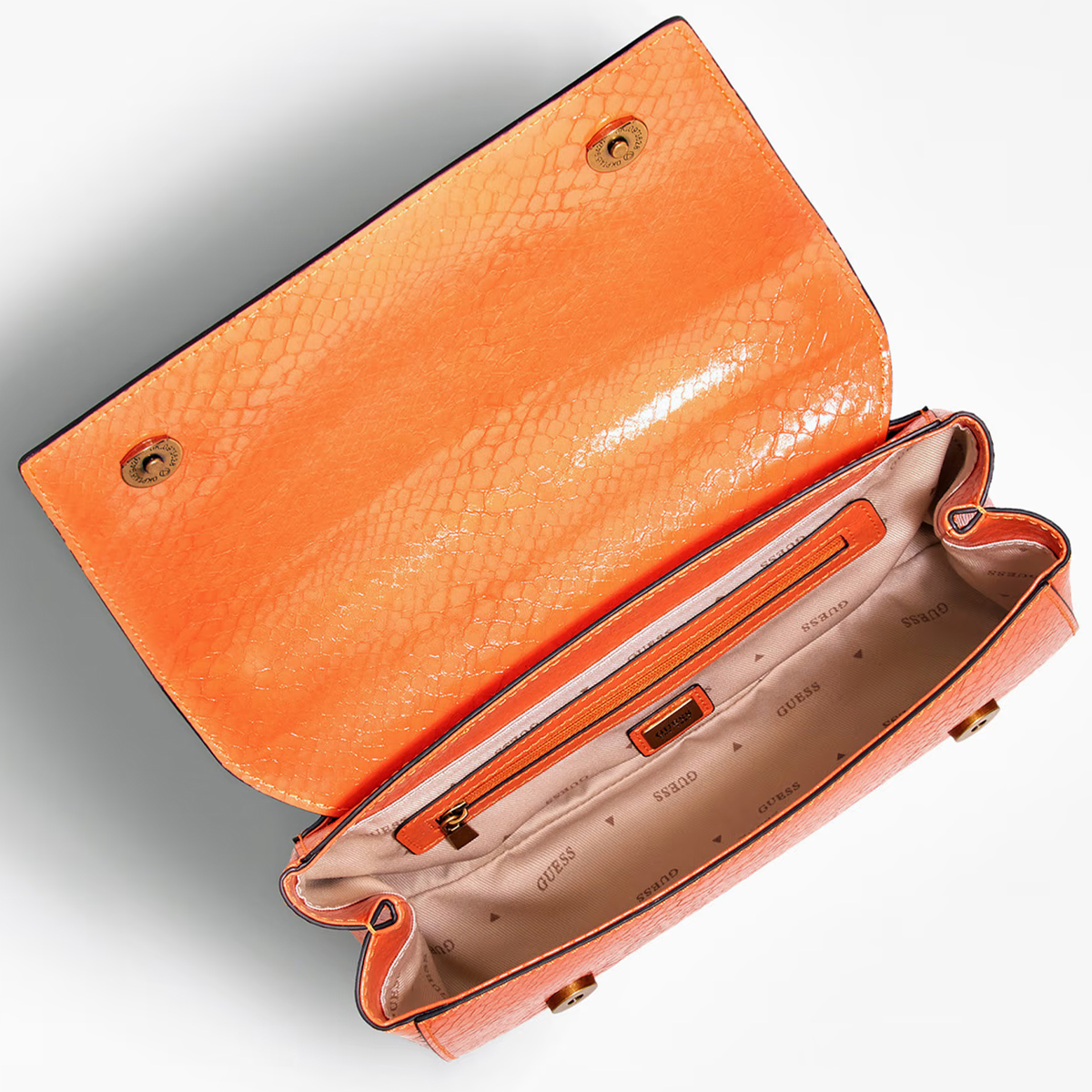 Guess Borsa a spalla Katey Cocco Orange - 4 Guess Borsa a spalla Katey Cocco Orange - 4