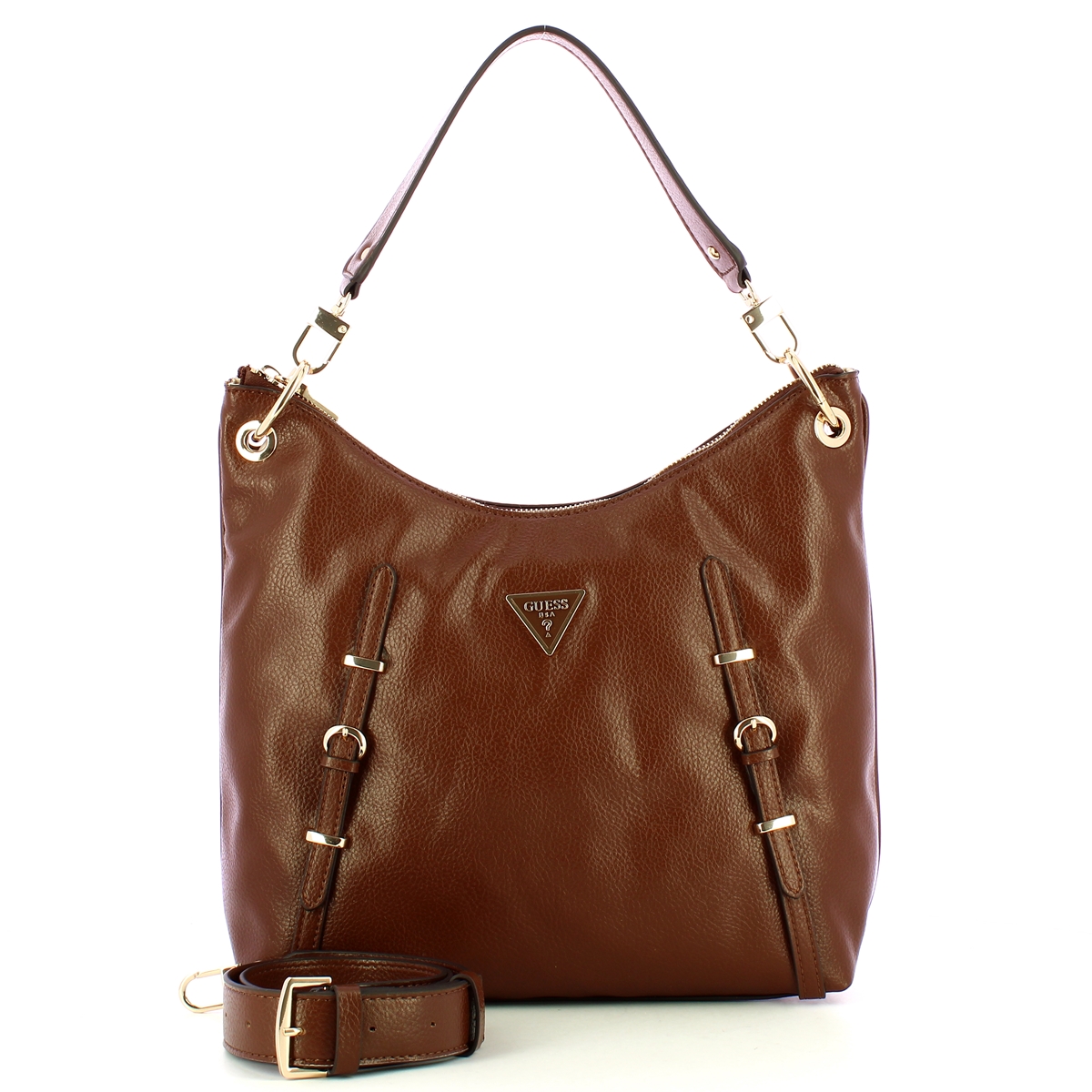 Guess Hobo Bag Levia Large Chocolate - 4