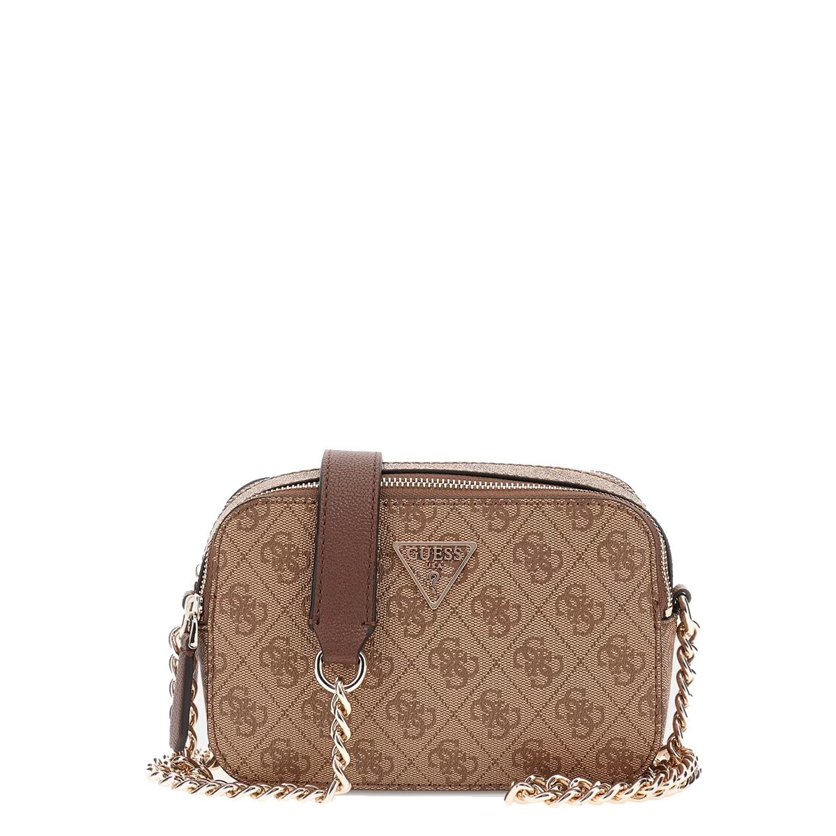 Guess Camera Bag Noelle Latte Logo Brown - 1 Guess Camera Bag Noelle Latte Logo Brown - 1