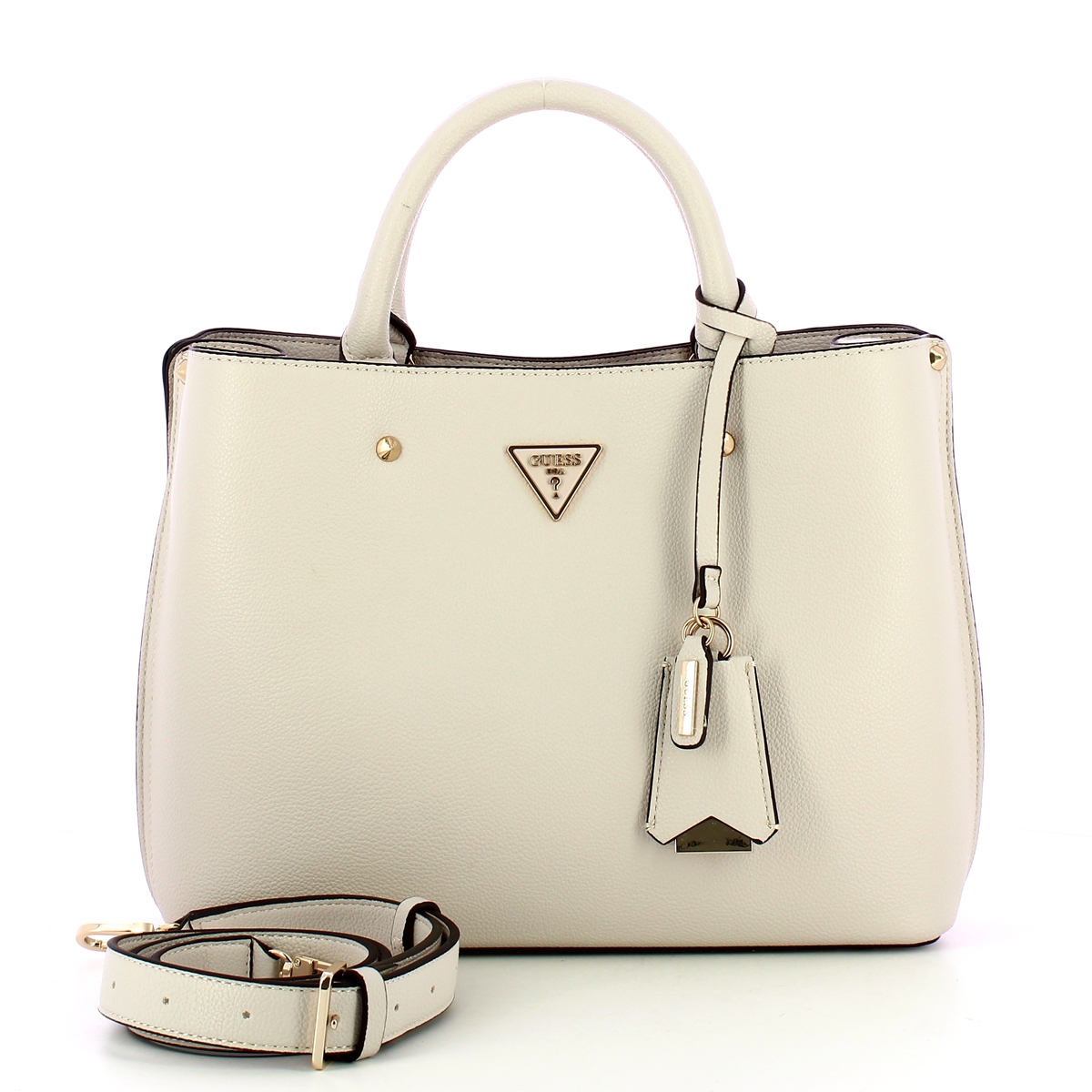 Guess Borsa a mano Meridian con borchie Ivory - 4 Guess Borsa a mano Meridian con borchie Ivory - 4