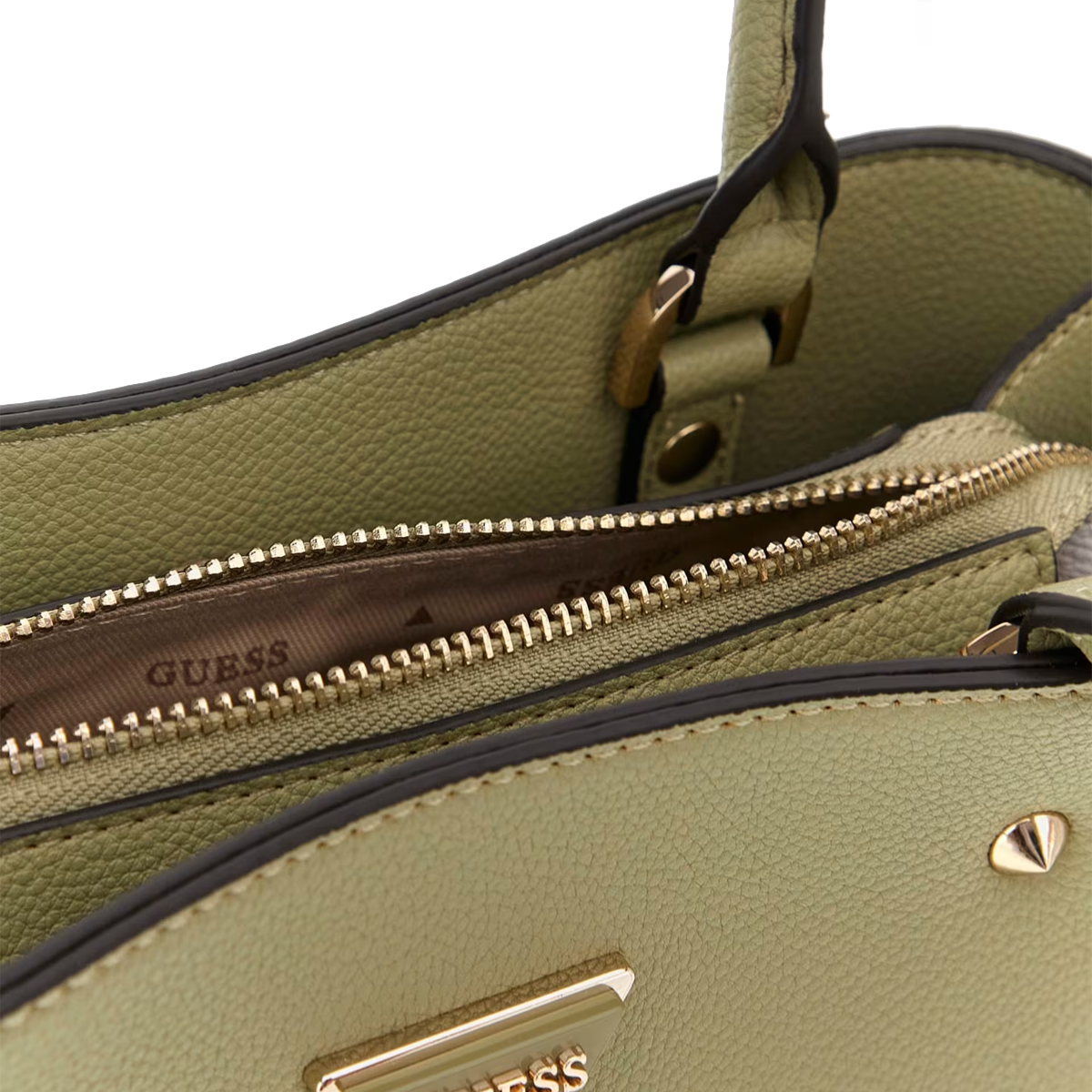 Guess Borsa a spalla Meridian borchie Sage - 3 Guess Borsa a spalla Meridian borchie Sage - 3
