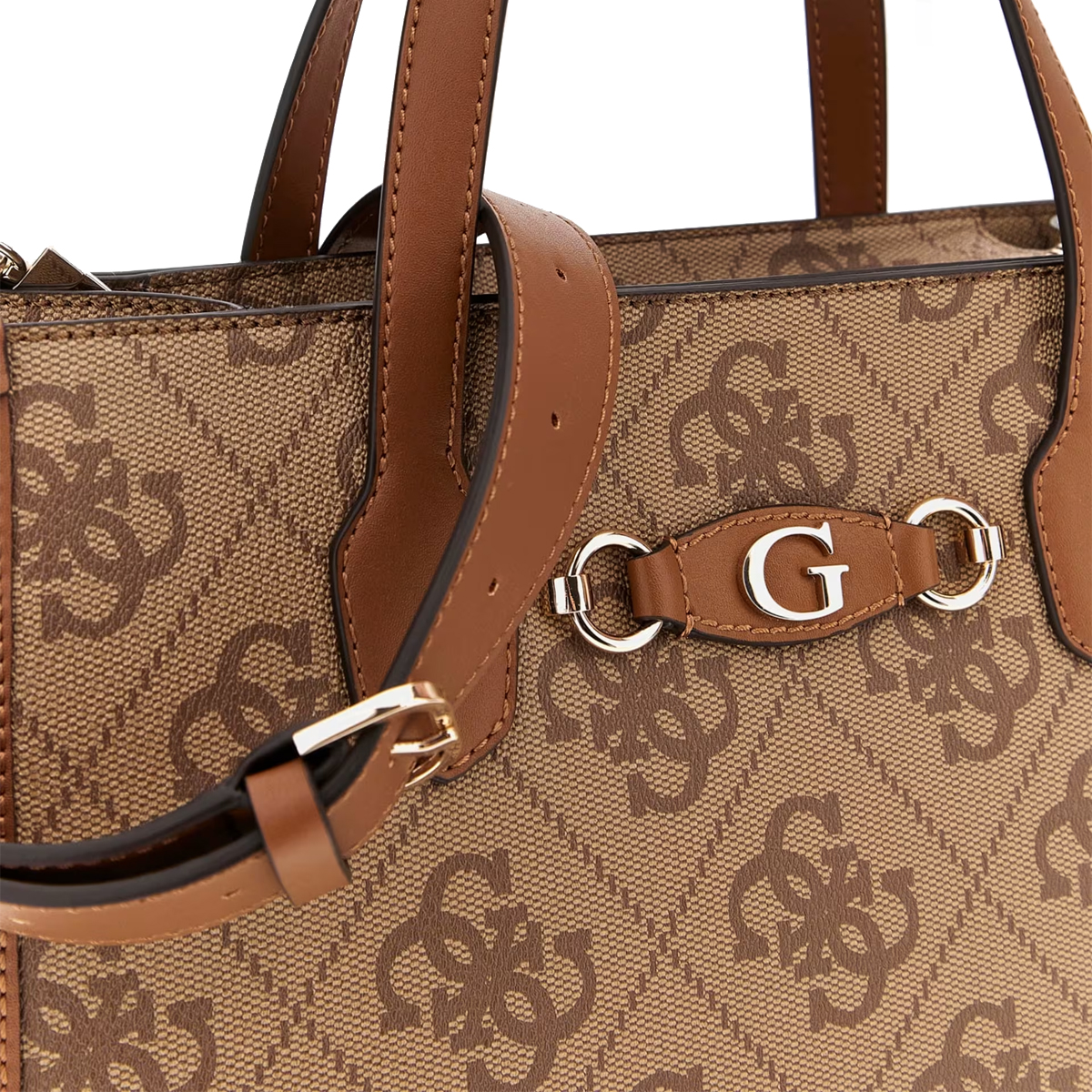 Guess Borsa a mano Izzy 4G Logo Latte Logo - 4
